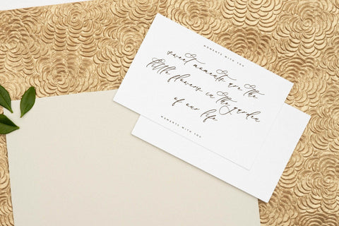 Marenttos Timellore - Modern Calligraphy Script Font Letterena Studios 