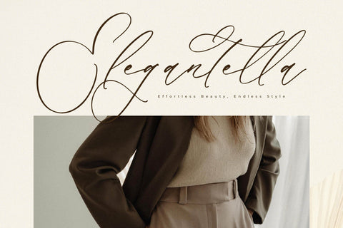 Marenttos Timellore - Modern Calligraphy Script Font Letterena Studios 