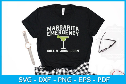 Margarita Emergency Mexican Fiesta Funny Cinco de Mayo SVG PNG PDF Cut File SVG Creativedesigntee 