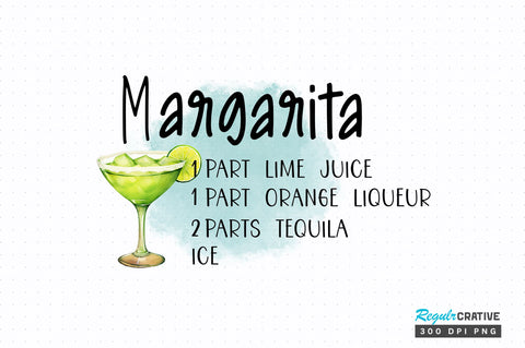 Margarita PNG design Sublimation Regulrcrative 