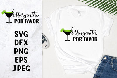 Margarita por favor SVG. Funny drinking quote shirt design SVG LaBelezoka 