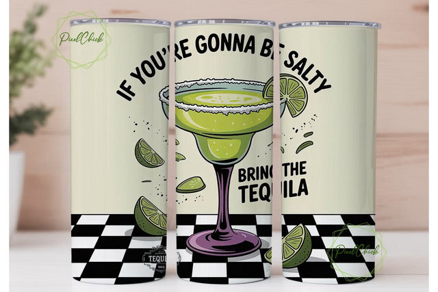 Margarita Tumbler Wrap PNG Sublimation PixelChick 