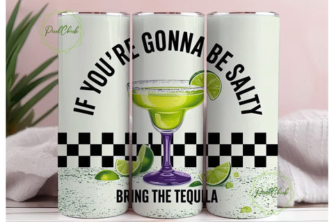 Margarita Tumbler Wrap PNG Sublimation PixelChick 