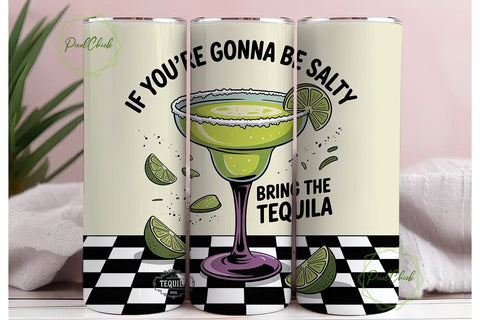 Margarita Tumbler Wrap PNG Sublimation PixelChick 