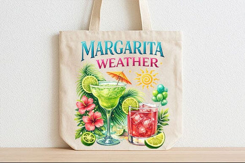 Margarita Weather PNG Tropical Drink Sublimation Design SVG BillahCrafts 