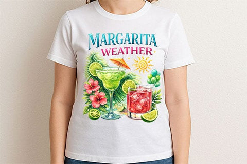 Margarita Weather PNG Tropical Drink Sublimation Design SVG BillahCrafts 
