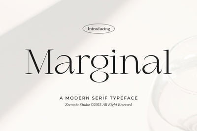 Marginal Font Zeenesia Std 