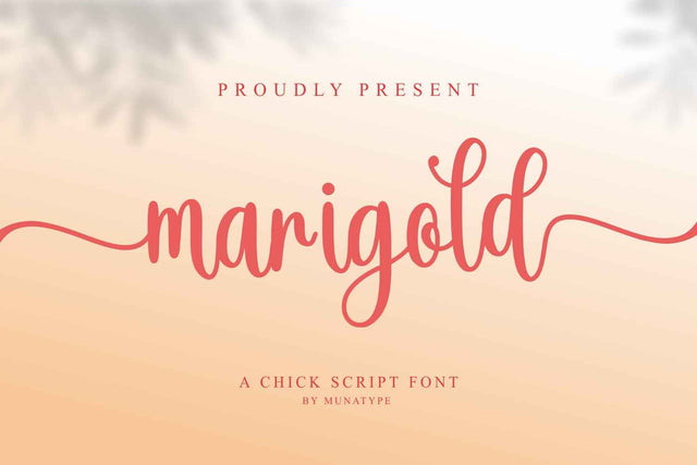 Marigold Font Mozarella 