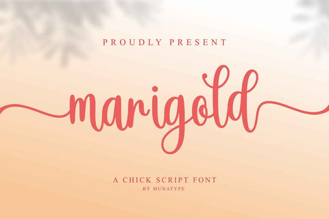 Marigold Font Mozarella 