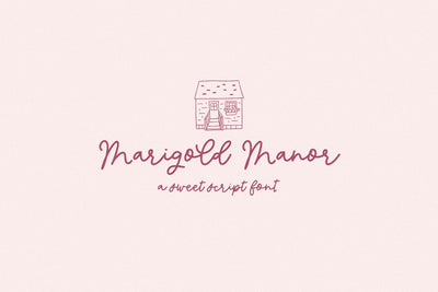 Marigold Manor Script Font Beck McCormick 