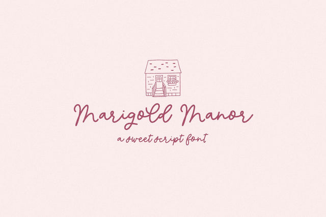 Marigold Manor Script Font Beck McCormick 