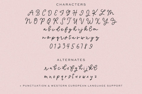 Marigold Manor Script Font Beck McCormick 