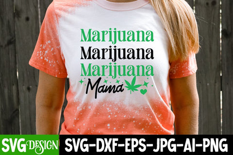 Marijuana Mama SVG Cut File, Marijuana Mama Sublimation PNG, Weed Sublimation PNG,Weed SVG Cut Files,Weed SVGs SVG BlackCatsMedia 