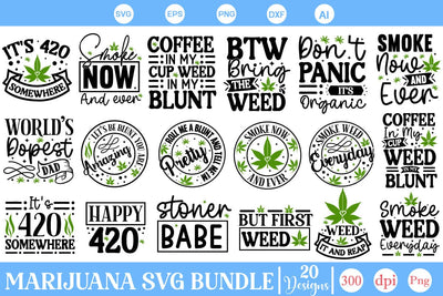 Marijuana SVG Bundle, Cannabis SVG Bundle, SVGs,Quotes and Sayings,Food & Drink,On Sale, Print & Cut SVG DesignPlante 503 