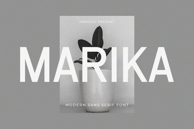 Marika - Modern Sans Serif Font studioalmeera 