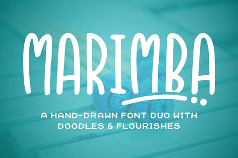 Marimba Font Duo Font Denise Chandler 