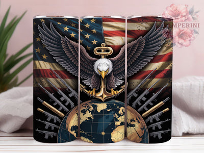Marine Corps Patriotic Tumbler, Patriotic Military Design, USMC Tumbler Sublimation, Military Tumbler Wrap, American Flag Marine Wrap, Veteran Tumbler Design, 4th Of July Marine T Sublimation Li Zamperini 