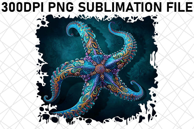 Marine Life Sublimation Design Bundle: Create Magic Sublimation afrosvg 