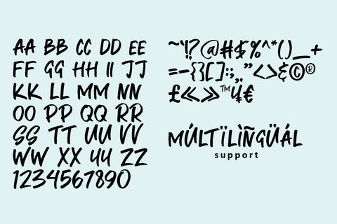 Marker Font Yuby 