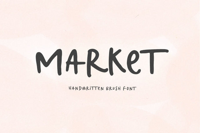 Market - Handwritten Font Font KA Designs 