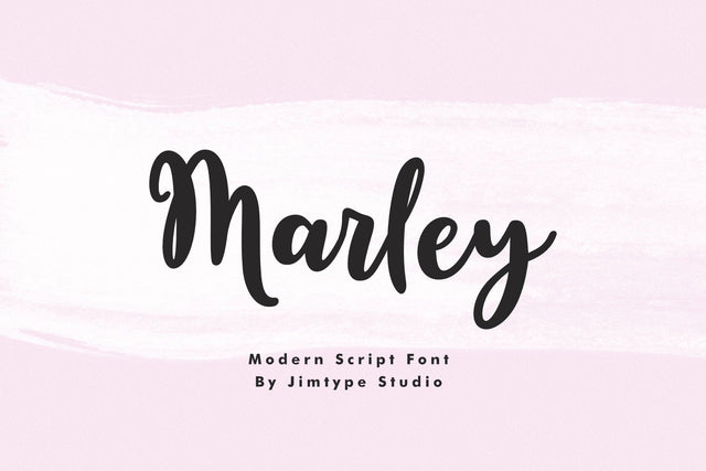 Marley - Modern Script Font Font Jimtype Studio 