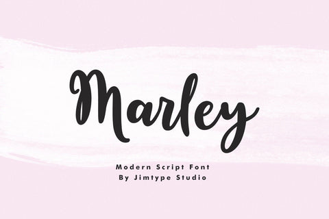 Marley - Modern Script Font Font Jimtype Studio 