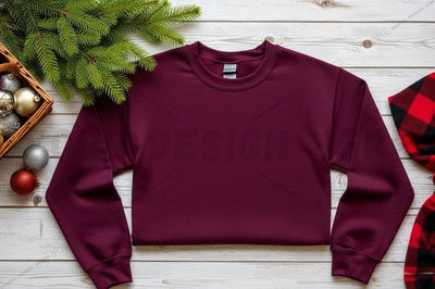 Maroon cropped t-shirt mockup Mock Up Photo Designangry 