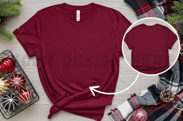 Maroon t-shirt mockup design Mock Up Photo Designangry 