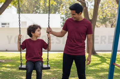 Maroon t-shirt mockup design Mock Up Photo Regulrcrative 