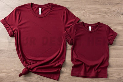 Maroon t-shirt mockup design Mock Up Photo Regulrcrative 