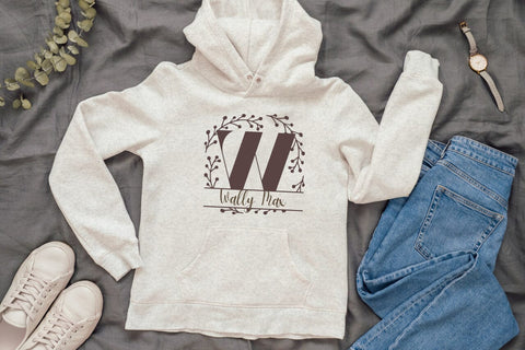 Marquessa Split Monogram Font Font Dm Letter Studio 