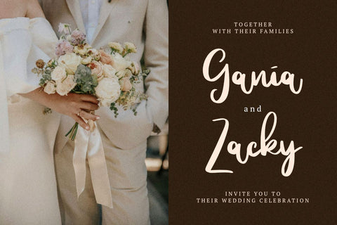 Marriage Amsterdam - Simple Handwritten Font Font Masyafi Studio 