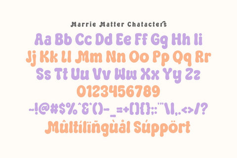 Marrie Matter - Retro Groovy Font Font Masyafi Studio 