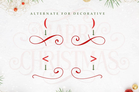 Marry Christmas - Elegant Decorative Font Font Masyafi Studio 