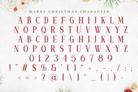 Marry Christmas - Elegant Decorative Font Font Masyafi Studio 