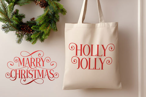 Marry Christmas - Elegant Decorative Font Font Masyafi Studio 