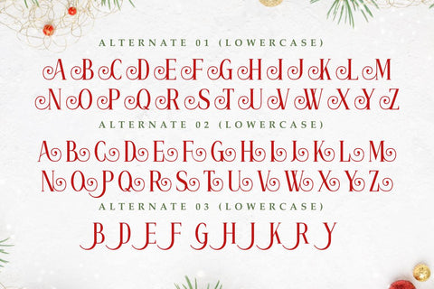 Marry Christmas - Elegant Decorative Font Font Masyafi Studio 