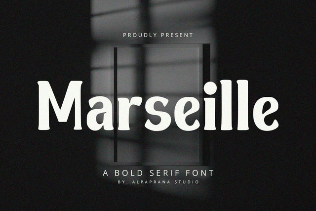 Marseille - Serif Font Font Alpaprana Studio 