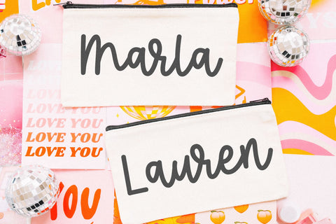 Marsha - Cute Script Font Font KA Designs 