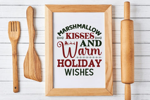 Marshmallow Kisses And Warm Holiday Wishes SVG Angelina750 