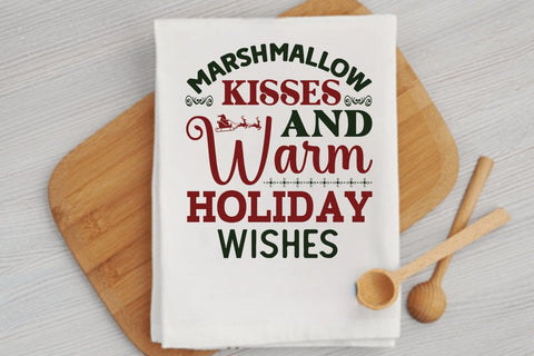 Marshmallow Kisses And Warm Holiday Wishes SVG Angelina750 