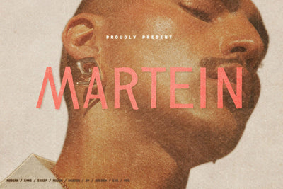Martein - Rough Sans Font studioalmeera 