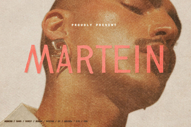 Martein - Rough Sans Font studioalmeera 