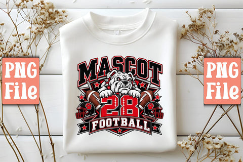 Mascot 28 Football PNG Sublimation Craftlabsvg24 