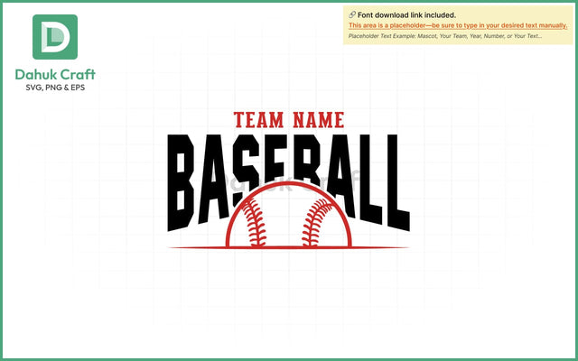 Mascot Baseball Logo SVG Baseball SVG PNG & EPS V14 SVG dahukdesign 