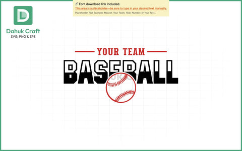 Mascot Baseball Logo SVG Baseball SVG PNG & EPS V5 SVG dahukdesign 