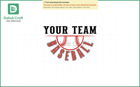 Mascot Baseball Logo SVG Baseball SVG PNG & EPS V6 SVG dahukdesign 