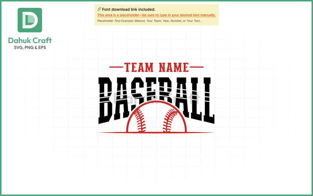 Mascot Baseball Logo SVG Baseball SVG PNG & EPS V7 SVG dahukdesign 