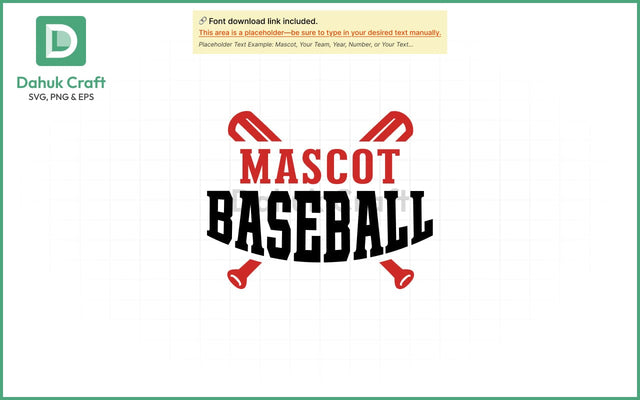 Mascot Baseball Logo SVG Baseball SVG PNG & EPS V9 SVG dahukdesign 