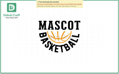 Mascot Basketball Logo SVG PNG & EPS SVG dahukdesign 